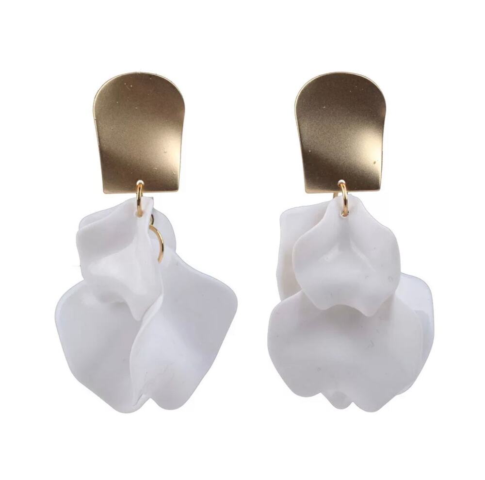 Ava Rose Petal Drop Earrings - Not Accept Offer 4-I-5-101